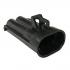 Delphi 12065863, 480 Series Metri-Pack Connector 2 Way, Black, Male, Sealed