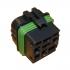 Delphi 12092605, 630 Pull-to-Seat Connector 5 Way, Black, Female, Sealed