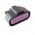 Delphi 15326863, GT 150 Series Connector 16 Way, Black, Female, Sealed