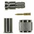 Amphenol Connex 182302, Mini-UHF Coaxial Connectors Straight 3-Piece Crimp Plug, Cable: RG-8X , Belden 7808A, Times LMR-240