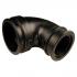 Deutsch 2428-004-2405, HDP20 Series Backshell Black, 90º, 1"