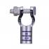 Generic Pure Copper Crimpable Battery Lug Negative, 3/0 AWG, Straight, Purple