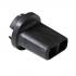 Delphi 12004264, Hardshell Series Lamp Socket 2 Way, Black, Female, Unsealed