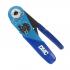 DMC Miniature Adjustable Hand Crimp Tool, M22520/2-01  20-32 AWG, 8 Position Dial, 4/8" Indent, Racheting, 6-3/4" Length