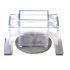 Click Bond CN125-1032-6-CR Adhesive Bonded Standoffs, ABS APPROVED 1-1/4" Base, Stainless, 10-32 x .375"