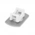 Click Bond CB3019AA3N750 Swivel Cable Mount, 150lb load, ABS APPROVED .75" Aluminum Trimmed Base, .19" Max Tie Width, Natural 