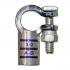 Generic Pure Copper Crimpable Battery Lug Negative, 3/0 AWG, Right Elbow, Purple