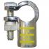 Generic Pure Copper Crimpable Battery Lug Negative, 4/0 AWG, Left Elbow, Yellow