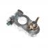 Generic Battery Terminals with Brass Wing Nut 5/16" Stud, Lead, Negative