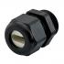 Sealcon Strain Relief Flat Wire Fitting Black, .20" x .45", PG 16