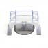 Click Bond CN125-1032-8CR Adhesive Bonded Standoffs, ABS APPROVED 1-1/4" Base, Stainless, 10-32 x 1/2"