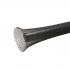 Techflex Flexo PET-O Overexpanded Braided Sleeving Black, 1/2"