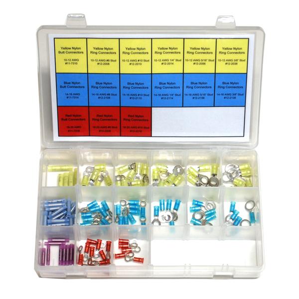 Nylon Connectors Kit, 120 Pieces