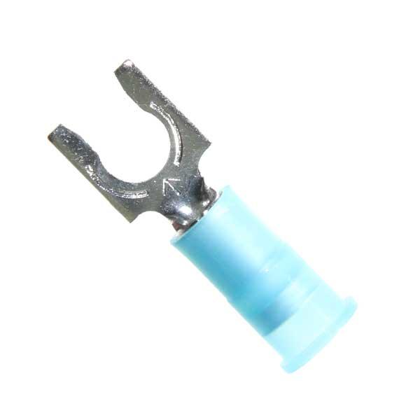 Nylon w/Insulation Grip Locking Fork Terminals, Marine Grade