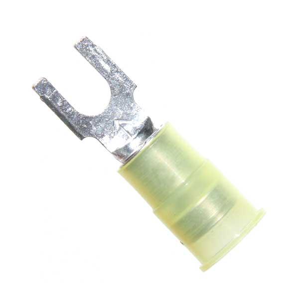 Nylon w/Insulation Grip Block Fork Terminals, Narrow