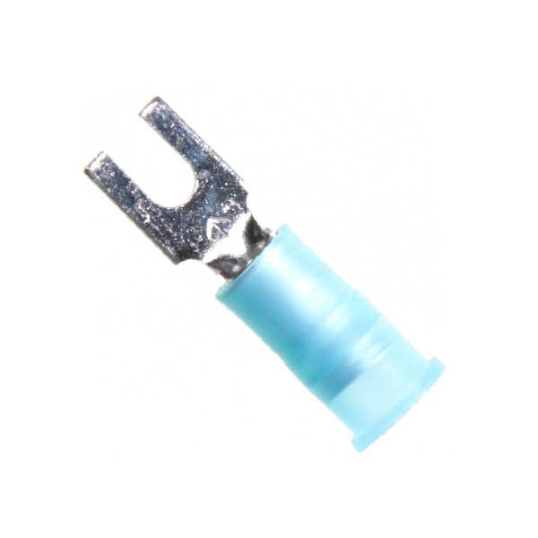 Nylon w/Insulation Grip Block Fork Terminals, Narrow