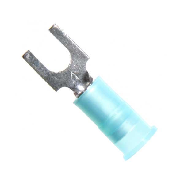 Nylon w/Insulation Grip Block Fork Terminals, Narrow