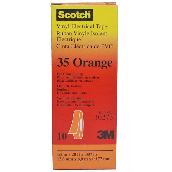 Scotch® 35 Vinyl Orange Electrical Tape