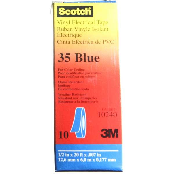 Scotch® 35 Vinyl Blue Electrical Tape