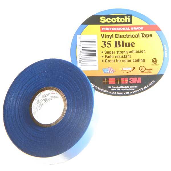 Scotch® 35 Vinyl Blue Electrical Tape