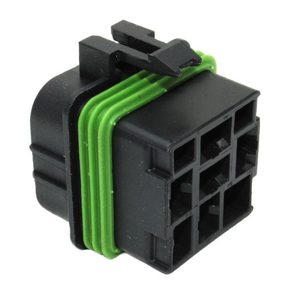 Aptiv / Delphi 12092605, 630 Series Metri-Pack Connector, Pull-to-Seat, 5 Way, Black, Female, Sealed Aptiv / Delphi 12092605, 630 Series Metri-Pack Connector, Pull-to-Seat, 5 Way, Black, Female, Sealed