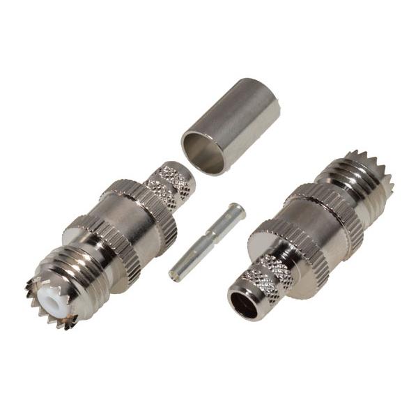 Mini-UHF Connector, Crimp Jack