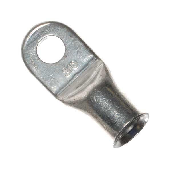 3/0  AWG, 3/8" Stud, Tinned Copper, Crimp or Soldered