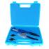 RF Industries Basic Coax Crimping Tool Kit, 2 Die Set LMR 100-600
