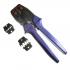 Electrical Hub Service Crimping Tool, 3 Dies 20-10 AWG, For Insulated, Non-Insulated, U Crimp