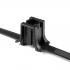 HellermannTyton Standoff Dual Clamp Tie, SDCTR312, 117-00012 Black, 20.1" 100 lb, Stud Dia .31"