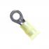 3M Nylon w/Insulation Grip Ring Terminals Yellow, 12-10 AWG #10 Stud