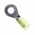 3M Nylon w/Insulation Grip Ring Terminals Yellow, 12-10 AWG 1/4" Stud, Small