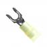 3M Nylon w/Insulation Grip Locking Fork Terminals, Marine Grade Yellow, 12-10 AWG #8 Stud