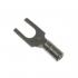 3M Non-Insulated Block Fork Terminals 16-14 AWG #6 Small Stud, Brazed Seam