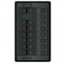 Blue Sea 1203, A-Series Rocker Circuit Breaker Panel 230 Volt AC Main + 6 Positions, Vertical, (1) 16A, (6) 8A