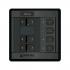 Blue Sea 1214, A-Series Rocker Circuit Breaker Panel 120 Volt AC Main + 2 Positions, (1) 30A & (2) 15A