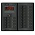 Blue Sea 1217, 12V Main and Branch Flat Rocker Circuit Breaker Panel 12 Volt DC, 12 Position,  Digital Multimeter