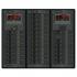Blue Sea 1219, 12V AC/DC Rocker Circuit Breaker Panel 12 Volt DC Main + 19 Positions/230 Volt AC Main + 6 Positions