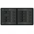 Blue Sea 1230, A-Series Rocker Circuit Breaker Panel 120 Volt AC Main + 6 Positions, (1) 30A & (6) 15A