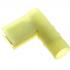 Thomas and Betts Nylon Insulated Open Top Disconnects, RC10-250A Yellow, 12-10 AWG, Female .250 Width, 90 Degree