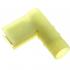 Thomas and Betts Nylon Insulated Open Top Disconnects, RC10-250A Yellow, 12-10 AWG, Female .250 Width, 90 Degree