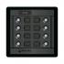 Blue Sea 1450, Push Button Reset-Only Branch Circuit Breaker Panels DC 8 Position CLB Square, 24v