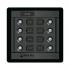 Blue Sea 1450, Push Button Reset-Only Branch Circuit Breaker Panels DC 8 Position CLB Square, 24v