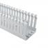 HellermannTyton High Density Slotted Wall Duct, 184-12007 SLHD1X2W4 White, Non-Adhesive, 1"W x 2"H