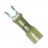 NSPA Multilink™ Heat Shrink Crimp &amp; Solder Ring Terminals Yellow, 10-12 AWG #10 Stud, Spring Spade