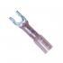 NSPA Multilink™ Heat Shrink Crimp &amp; Solder Ring Terminals Red, 18-22 AWG #8 Stud, Spring Spade