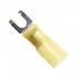 NSPA Krimpa-Seal™ Heat Shrink Spade Terminals Yellow, 10-12 AWG #8 Stud, Flanged Spade