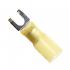 NSPA Krimpa-Seal™ Heat Shrink Spade Terminals Yellow, 10-12 AWG #8 Stud, Flanged Spade