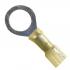 NSPA Multilink™ Heat Shrink Crimp &amp; Solder Ring Terminals Yellow, 10-12 AWG 1/2" Stud