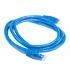  Cat6 Patch Cable Snagless, Blue, 5ft